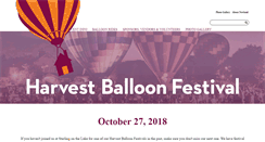 Desktop Screenshot of harvestballoonfestival.com